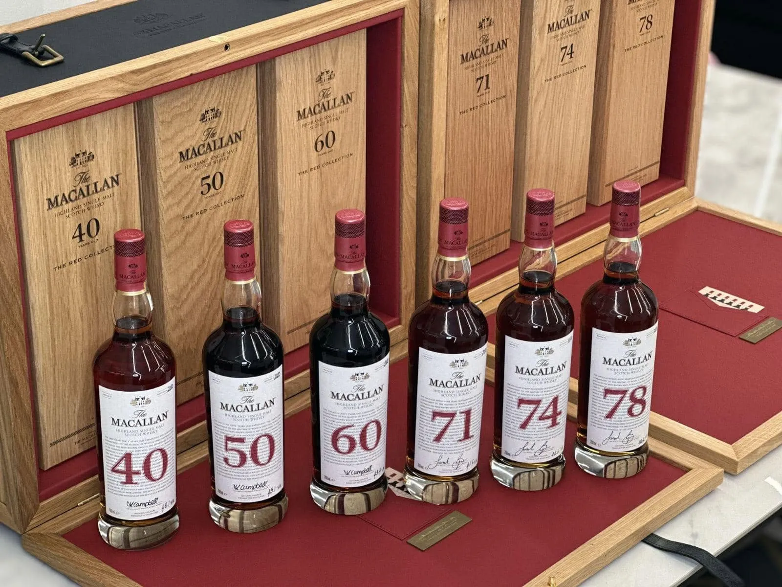 Rượu Macallan 78 năm The Red Collection