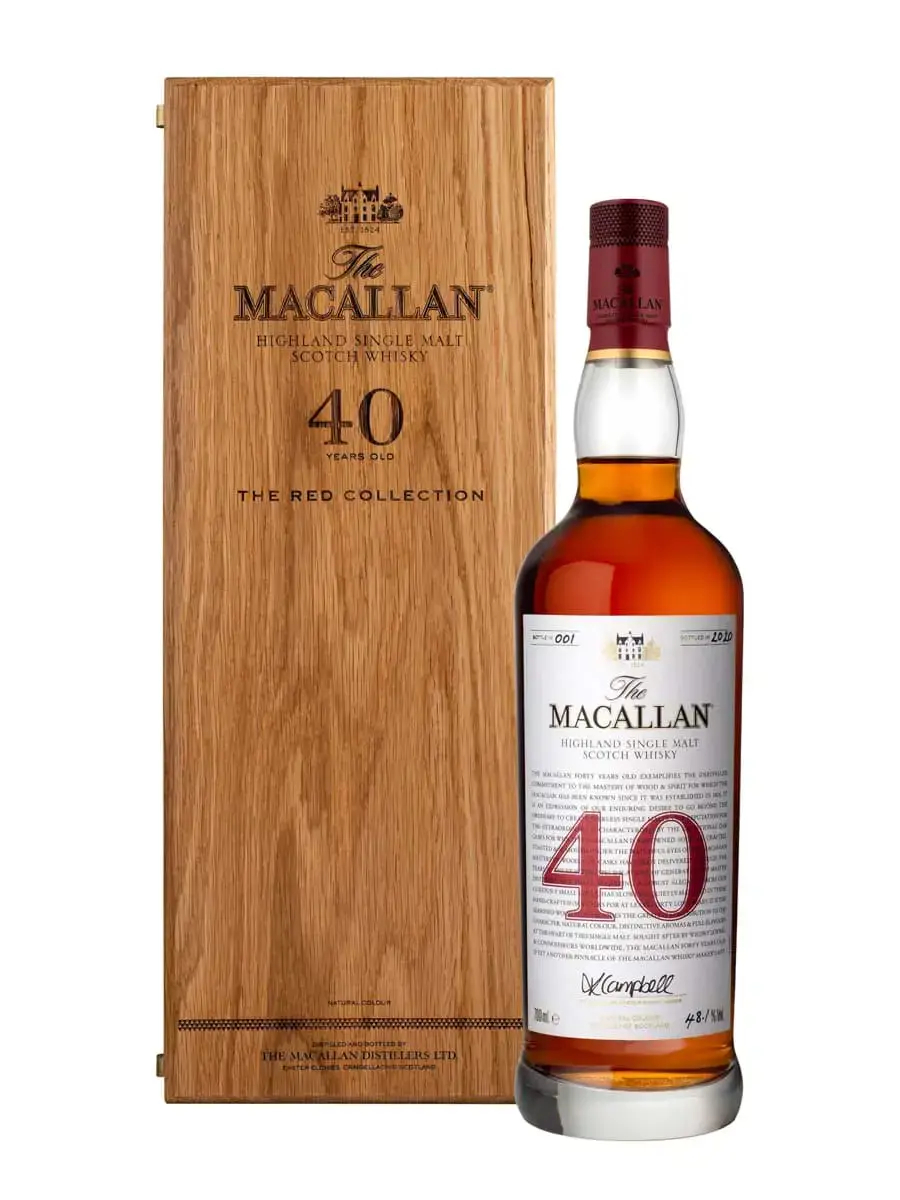 Rượu Macallan40 năm The Red Collection