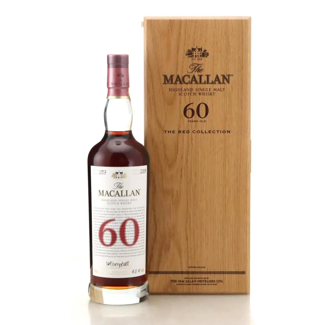 Rượu Macallan 60 năm red collection 2