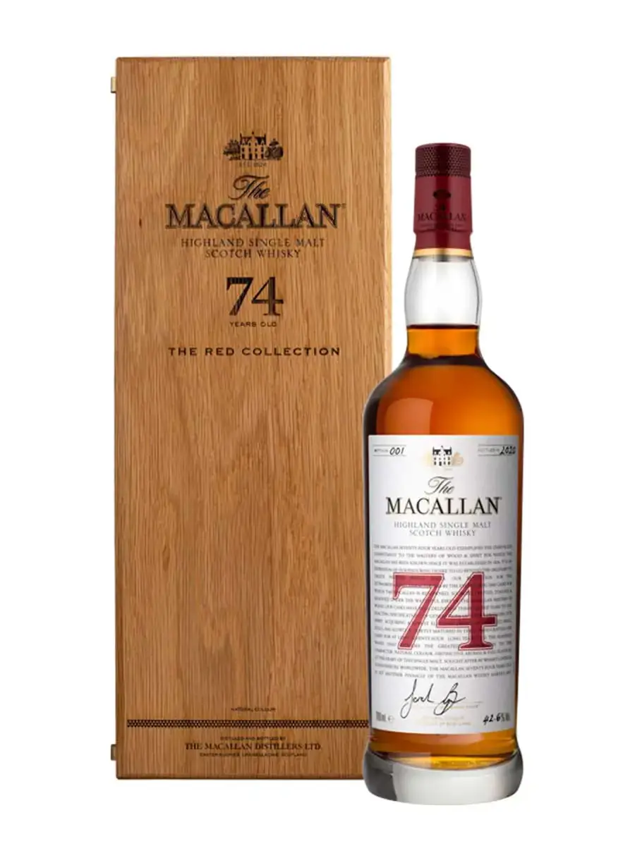 Rượu Macallan 74 năm The Red Collection